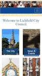 Mobile Screenshot of lichfield.gov.uk